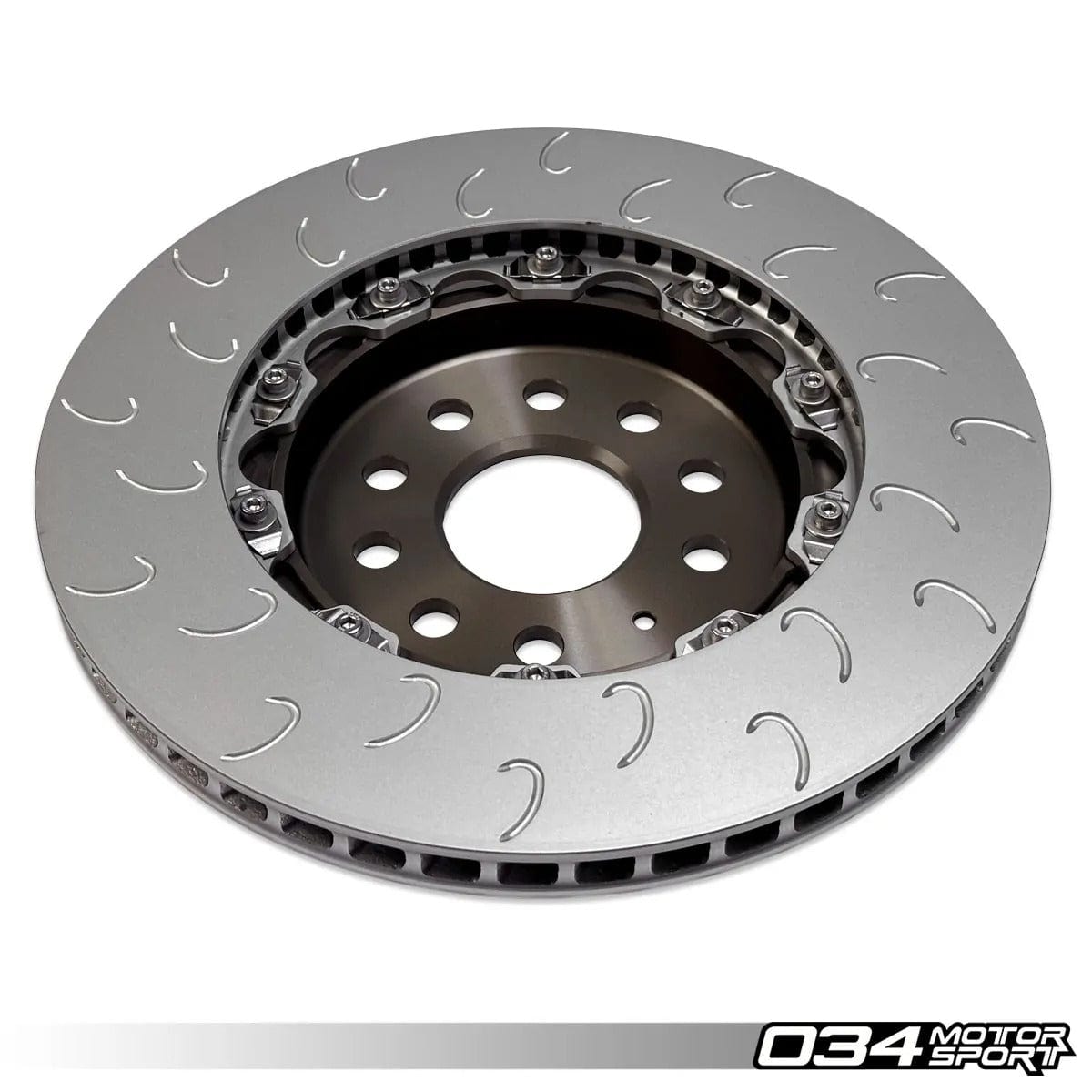 034 Motorsport 2-Piece Floating Rear Brake Rotor 310mm Upgrade - VW/Audi / MQB / MQB EVO