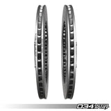034 Motorsport 2-Piece Floating Rear Brake Rotor Upgrade Kit (350x22mm)- Audi / C7 / S6 / S7 / RS6 / RS7 / D4 / A8 / S8