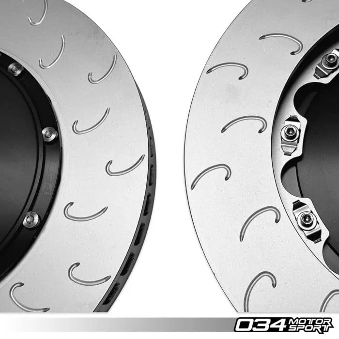 034 Motorsport 2-Piece Floating Rear Brake Rotor Upgrade Kit - Audi / C8 / S6 / S7 / D5 / 4M / 4M.5 Q7 / SQ7 / Q8 / SQ8
