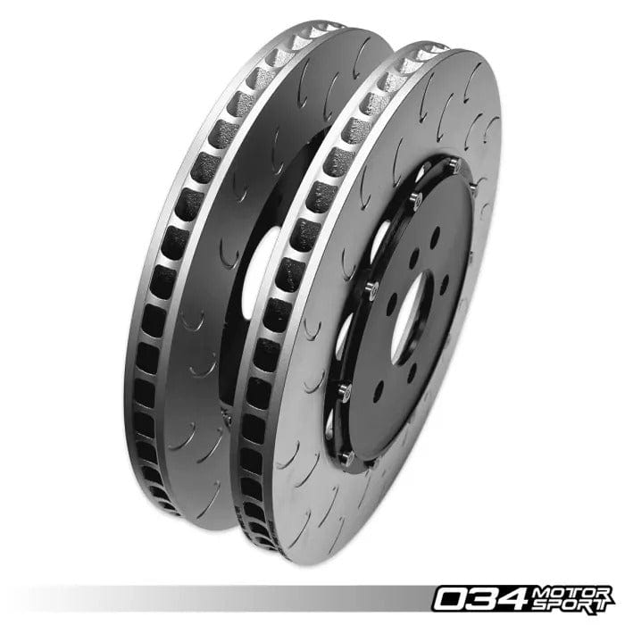 034 Motorsport 2-Piece Floating Rear Brake Rotor Upgrade Kit - Audi / C8 / S6 / S7 / D5 / 4M / 4M.5 Q7 / SQ7 / Q8 / SQ8