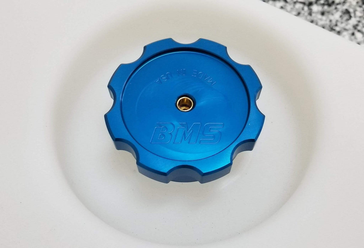 Burger Motorsports Billet WMI tank cap with safety check valve