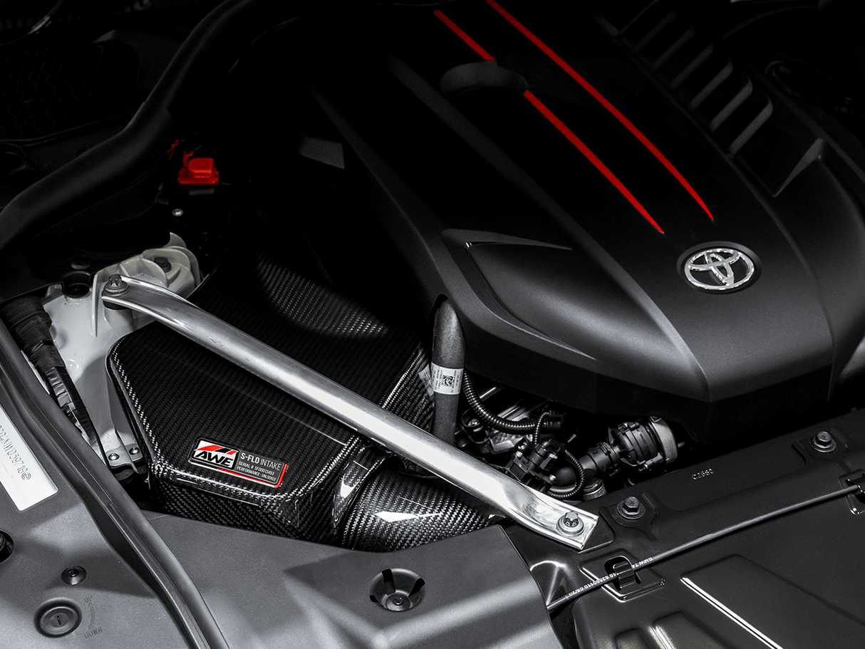 AWE S-FLO Carbon Intake Lid - Toyota / A90 GR Supra 2020+