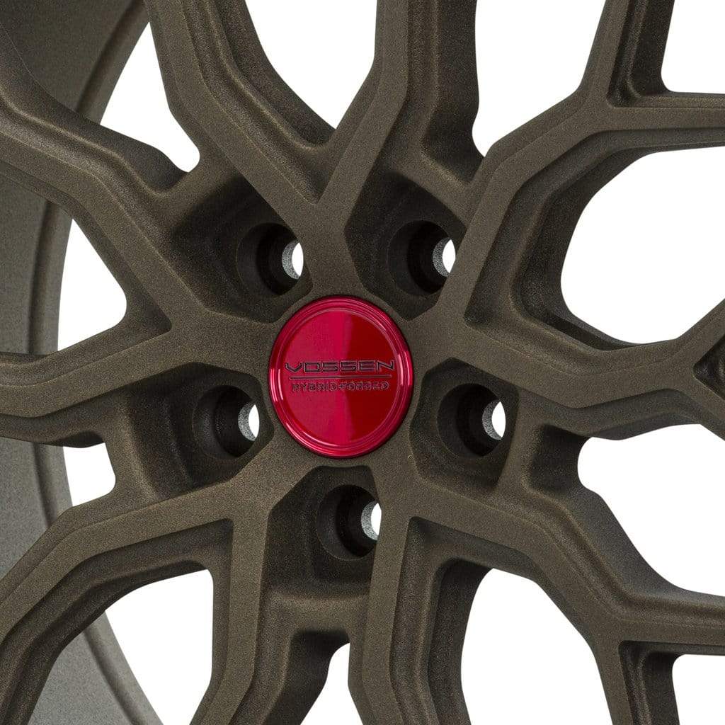 Vossen Hybrid Forged Optional Center Cap (Transparent Red/Black)