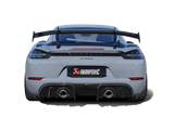Akrapovic 2022+ Porsche 718 Cayman GT4 RS Slip-On Race Line (Titanium)