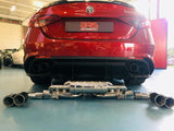 Alfa Romeo Giulia Quadrifoglio - Valved Exhaust System WITH Mid Pipes