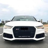 Audi RS7 Style Honeycomb Front Grille | (2016-2018) C7.5 A7/S7