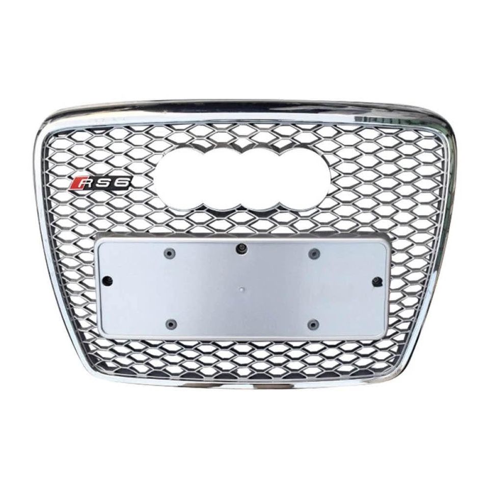 Audi RS6 Honeycomb Front Grille | (2005-2011) C6 A6/S6