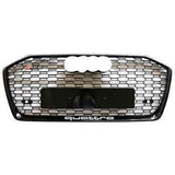 Audi RS6 Style Honeycomb Front Grille | (2019-2021) C8 A6/S6