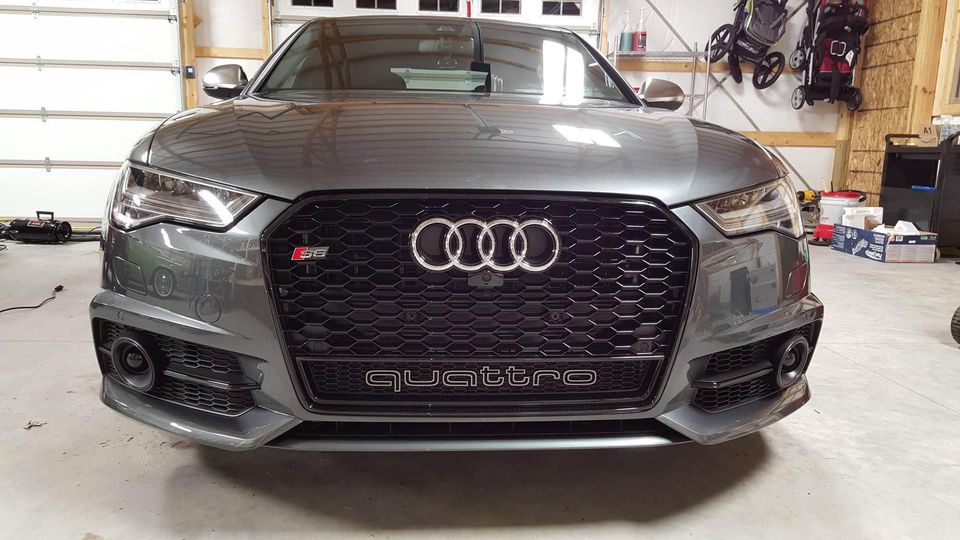 Audi RS6 Honeycomb Front Grille | (2012-2015) C7 A6/S6 Brox Tuning