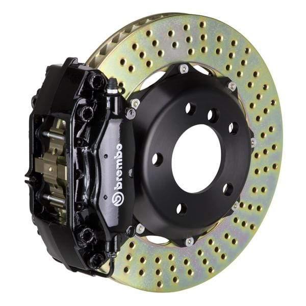 Brembo GT Systems 328x28 2-Piece 4-Piston Black Drilled Rear