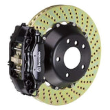 Brembo GT Systems 345x28 2-Piece 4-Piston Black Drilled Rear