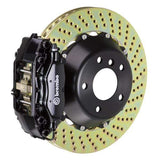 Brembo GT Systems 345x28 2-Piece 4-Piston Black Drilled Rear