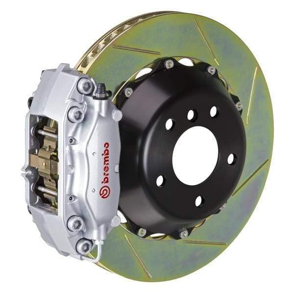 Brembo GT Systems 345x28 2-Piece 4-Piston Silver Slotted Rear