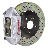 Brembo GT Systems 328x28 2-Piece 4-Piston Silver Drilled Rear