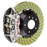 Brembo GT-R Systems 380x28 2-Piece 4-Piston Nickel Plated Drilled Rear