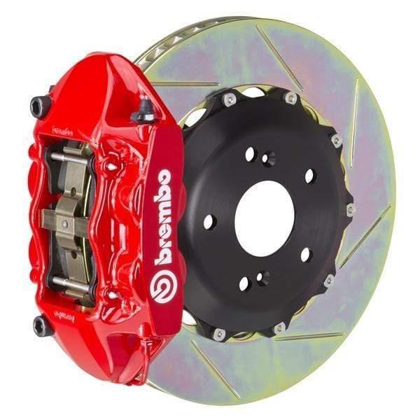 Brembo GT Systems 328x28 2-Piece 4-Piston Red Slotted Rear