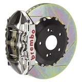 Brembo GT-R Systems 328x28 2-Piece 4-Piston Nickel Plated Slotted Rear