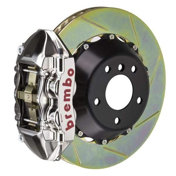 Brembo GT-R Systems 345x28 2-Piece 4-Piston Nickel Plated Slotted Rear