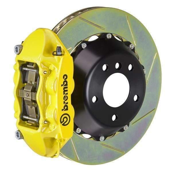 Brembo GT Systems 345x28 2-Piece 4-Piston Yellow Slotted Rear