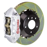 Brembo GT Systems 345x28 2-Piece 4-Piston Silver Slotted Rear