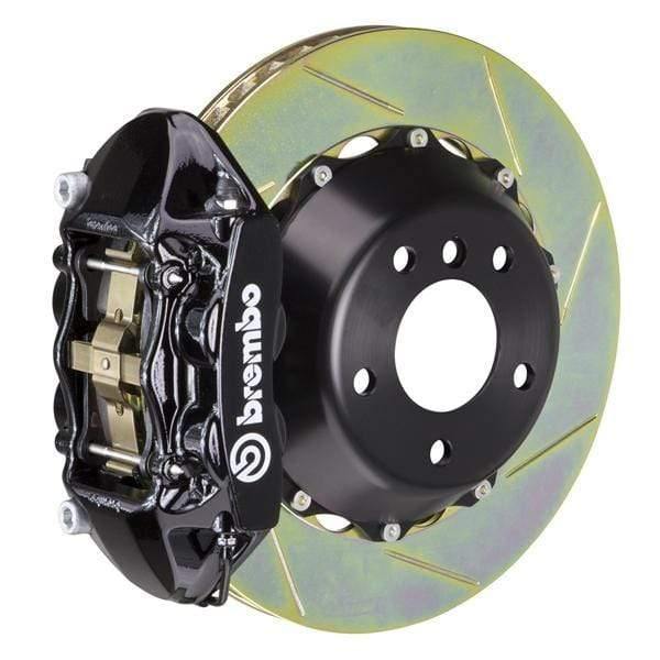 Brembo GT Systems 345x28 2-Piece 4-Piston Black Slotted Rear