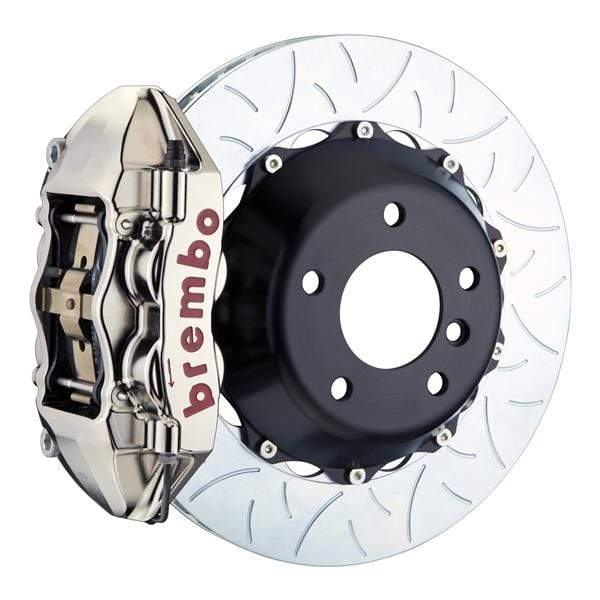 Brembo GT-R Systems 345x28 2-Piece 4-Piston Nickel Plated Slotted Type-3 Rear