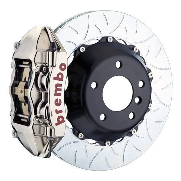 Brembo GT-R Systems 345x28 2-Piece 4-Piston Nickel Plated Slotted Type-3 Rear