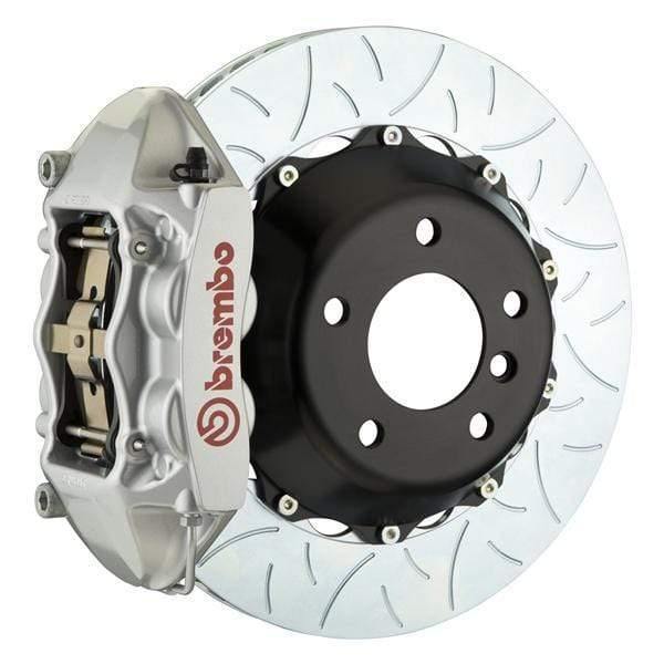 Brembo GT Systems 345x28 2-Piece 4-Piston Silver Slotted Type-3 Rear