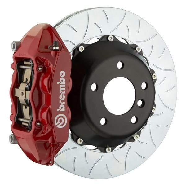 Brembo GT Systems 380x28 2-Piece 4-Piston Red Slotted Type-3 Rear