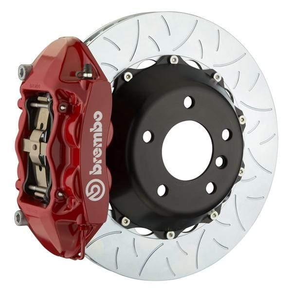 Brembo GT Systems 380x28 2-Piece 4-Piston Red Slotted Type-3 Rear