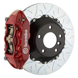 Brembo GT Systems 380x28 2-Piece 4-Piston Red Slotted Type-3 Rear