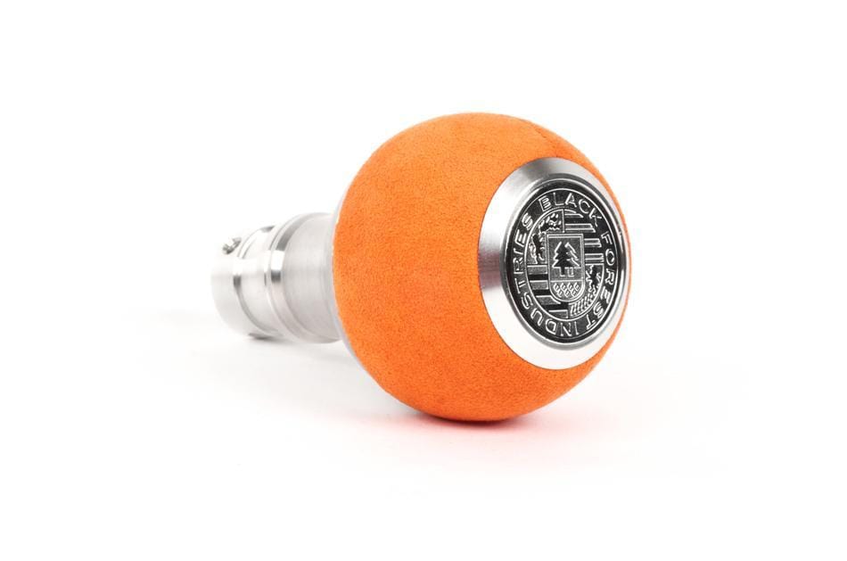 BFI GS2 Heavy Weight Shift Knob - Orange Alcantara (981 / 991 Porsche Fitment)