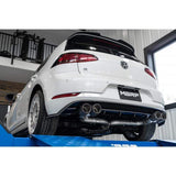 MBRP PRO Series VW Mk7 R 3" Cat Back Quad Rear Exhaust with CF Tips