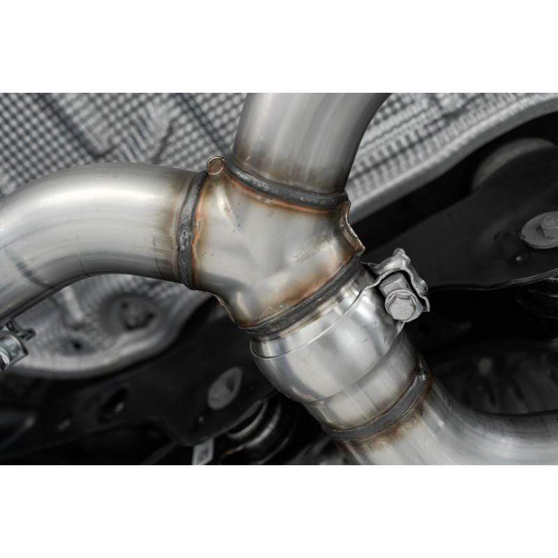 MBRP PRO Series VW Mk7 R 3" Cat Back Quad Rear Exhaust
