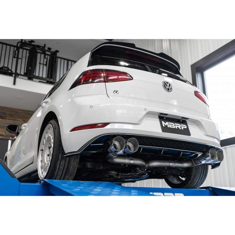MBRP PRO Series VW Mk7 R 3" Cat Back Quad Rear Exhaust