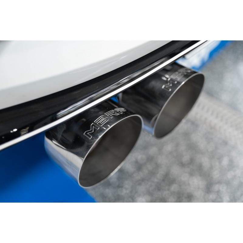 MBRP PRO Series VW Mk7 R 3" Cat Back Quad Rear Exhaust