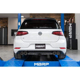 MBRP PRO Series VW Mk7 R 3" Cat Back Quad Rear Exhaust with CF Tips