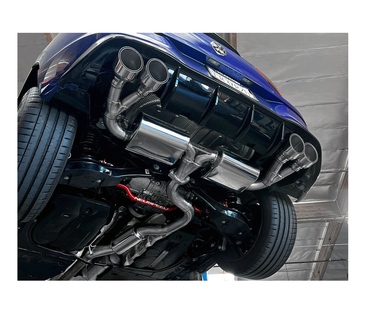 NEUSPEED Stainless Steel Cat-Back Exhaust - VW / Mk8 / Golf R