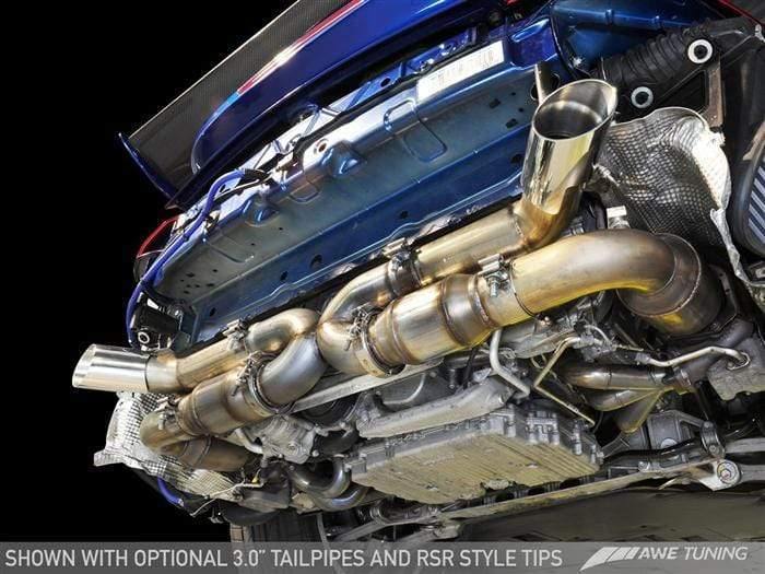 AWE Tuning Performance Exhaust System - 997.2 Turbo/S