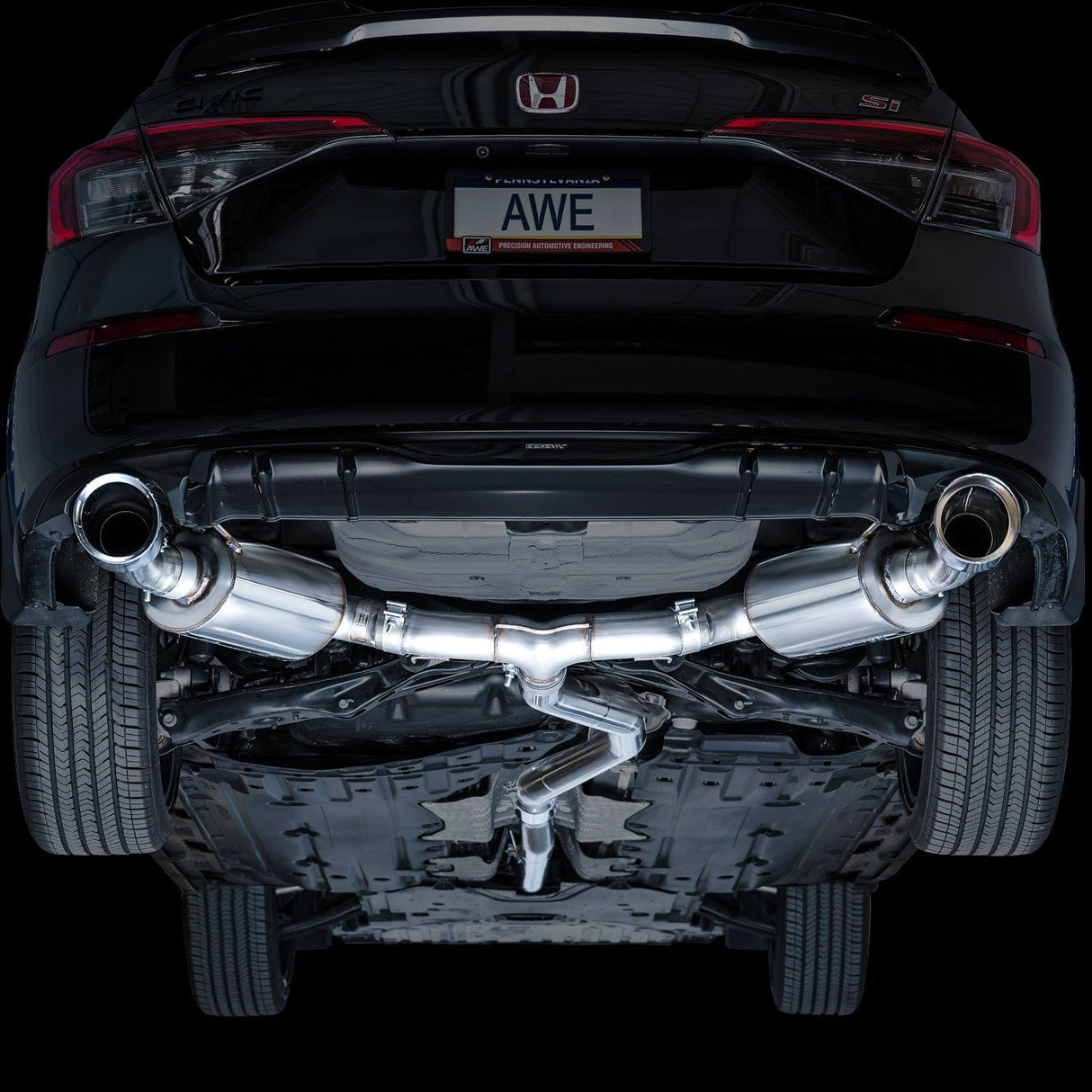 AWE Exhaust System - FE1 Civic SI / DE4 Acura Integra