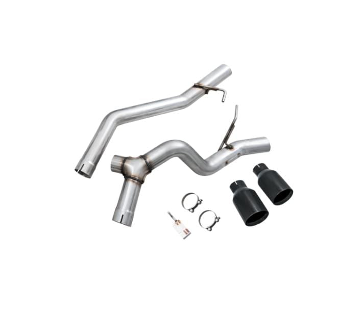 AWE Trail-to-Tread Conversion Kit (Dual Exhaust) for Jeep JT 3.6L - Diamond Black Tips