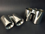 AWE Tuning Polished Silver Tip Conversion Kit - 997 Turbo - (NLA)