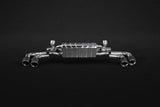 Porsche Cayenne Turbo 2019+ (536) Valved Catback Exhaust System, MidSilencer Delete, Carbon Tips, with E2P