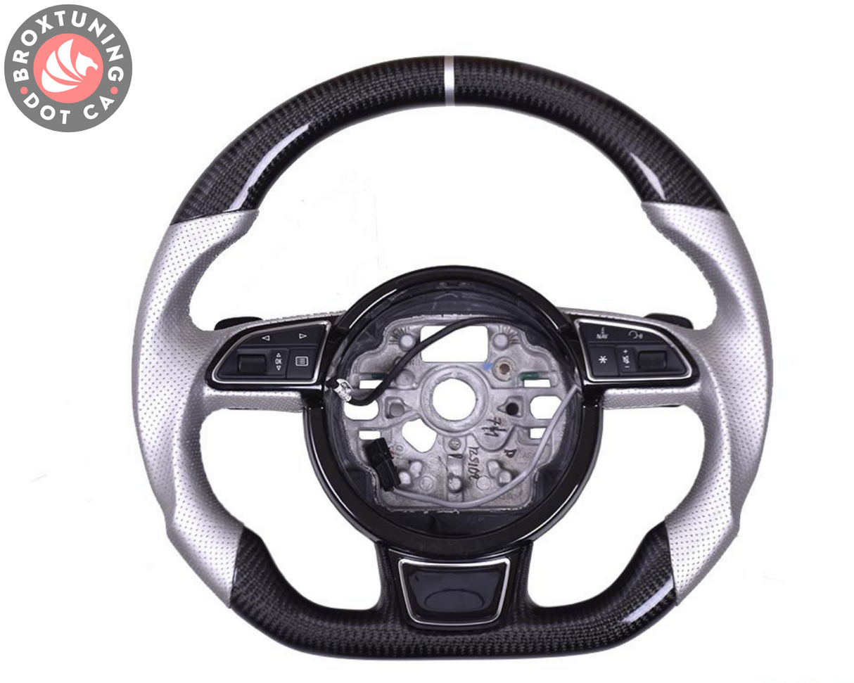 Audi S3 | RS3 | S4 | RS4 | S5 | RS5 | S6 | RS6 | S7 | RS7 | SQ5 S-Line OEM Upgraded Customized Steering Wheel 2012-2018