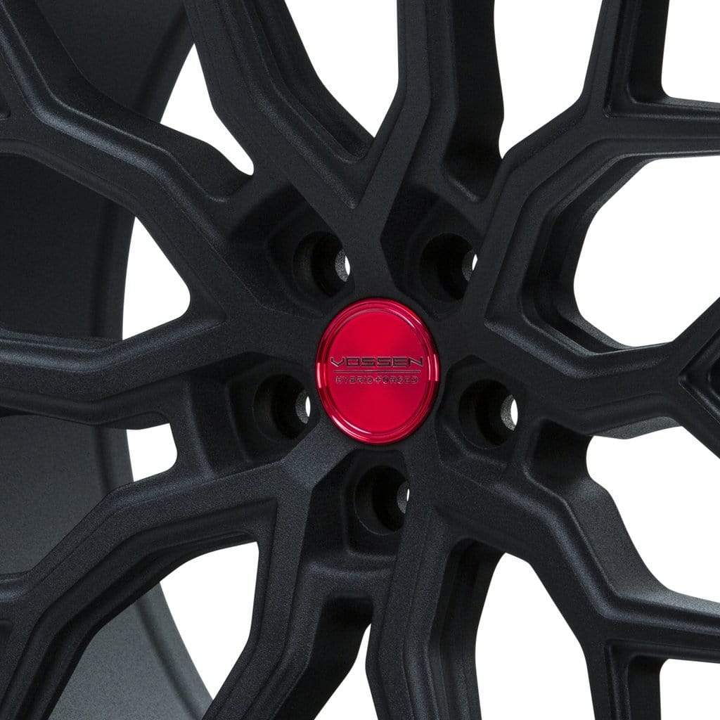 Vossen Hybrid Forged Optional Center Cap (Transparent Red/Black)