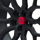Vossen Hybrid Forged Optional Center Cap (Transparent Red/Black)