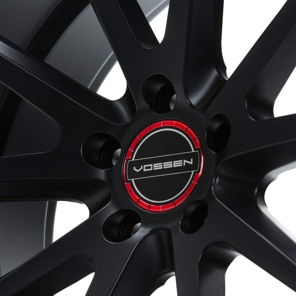 Vossen Classic Billet Sport Cap Set For CV/VF/HF Series Wheels (Vossen Red)