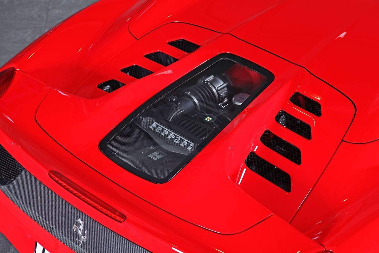 Ferrari 458 Carbon and Glass Bonnet - Raw (Spider/Aperta ONLY)