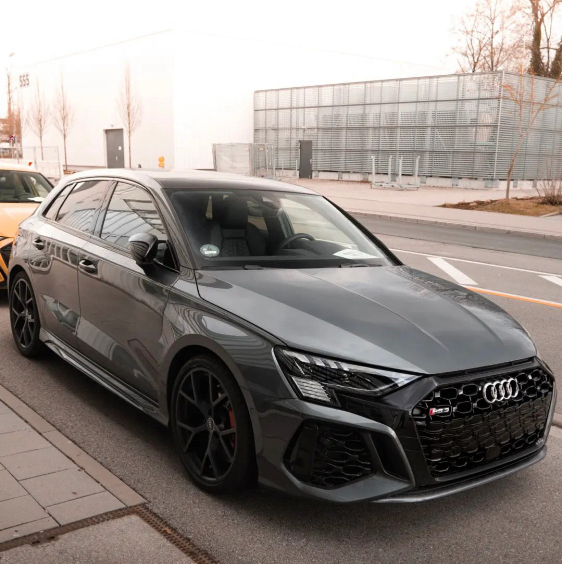Audi RS3 Honeycomb Front Grille | (2021-2023) 8Y A3/S3