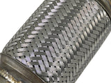 aFe Twisted Steel Down Pipe 3 to 2-3/4 IN 304 Stainless Steel w/ Cat - BMW/MINI / B46 / X1 / Cooper S / F54-57 / F60